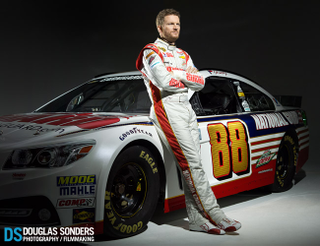 Illustration for article titled New Dale Earnhardt Jr Nascar Photoshoot by Douglas Sonders